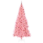 Karácsonyfa Rózsaszín 240 cm PVC 3