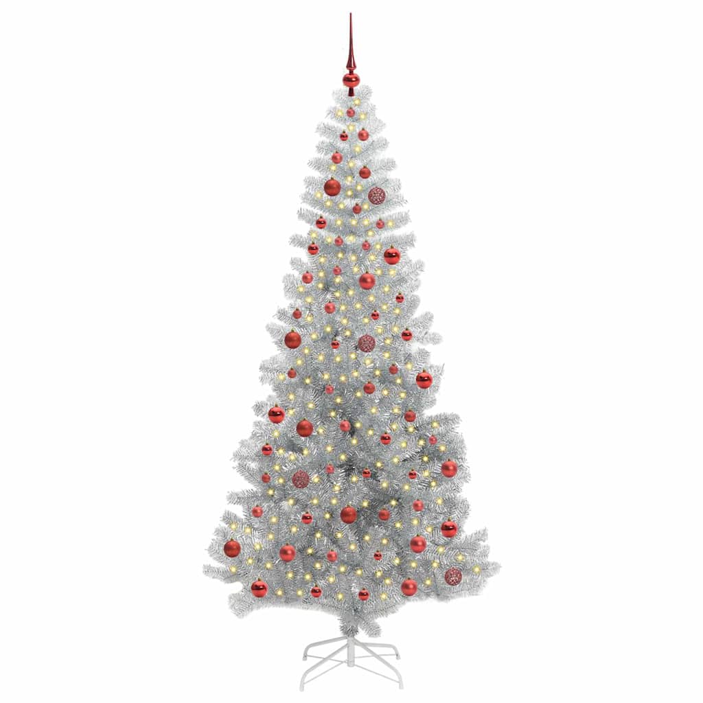 Karácsonyfa Ezüst 210 cm PET 3