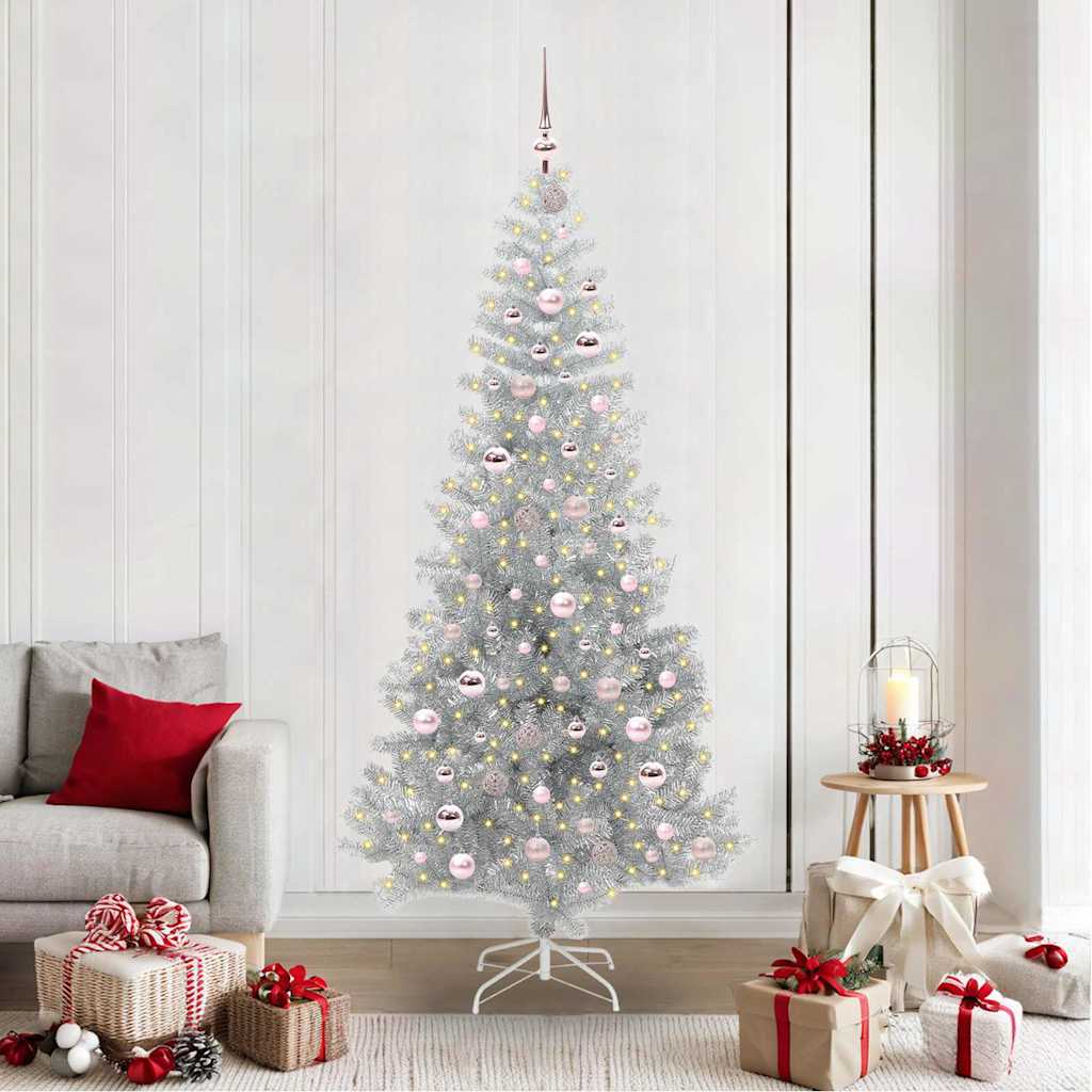 Karácsonyfa Ezüst 210 cm PET