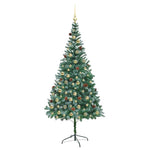 Mű karácsonyfa Zöld 210 cm PVC és Acél 4