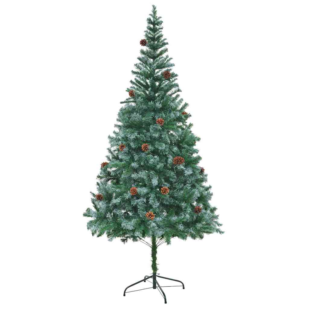 Mű karácsonyfa Zöld 210 cm PVC és Acél 5