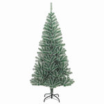 Mű karácsonyi fa hóval borítva LED fényekkel 300 LED-del 240 cm 5