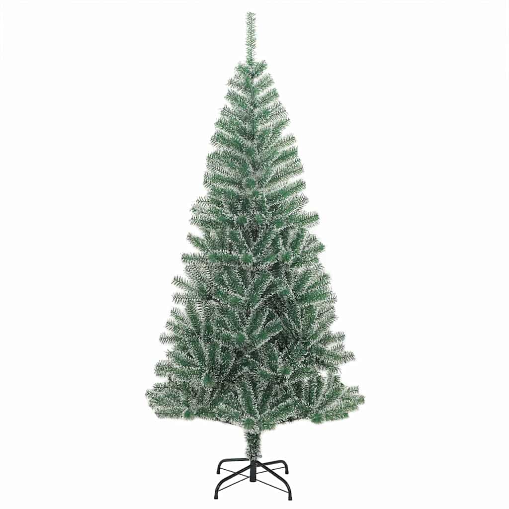 Mű karácsonyi fa hóval borítva LED fényekkel 300 LED-del 240 cm 5