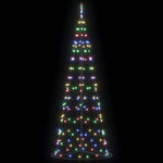 LED Karácsonyi Fenyő EKENAS 250 cm 390 LED Többszínű Acél 5