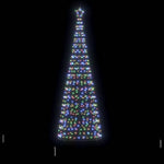 LED Karácsonyi Fenyő EKENAS 400 cm 800 LED Többszínű Acél 4
