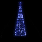 LED Karácsonyi Fenyő EKENAS 400 cm 800 LED Kék Acél Kék 4