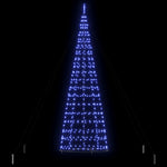 LED Karácsonyi Fenyő EKENAS 400 cm 800 LED Kék Acél Kék 5