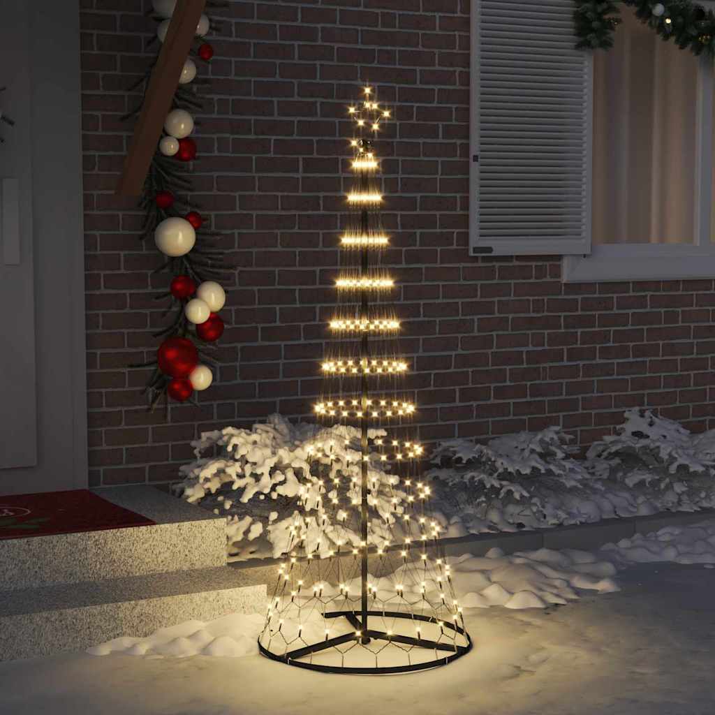 LED Karácsonyi Fenyő Meleg fehér 184,5 cm Fém 3