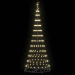 LED Karácsonyi Fenyő Meleg fehér 184,5 cm Fém 5