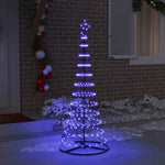 LED Karácsonyi Fenyő Kék 184,5 cm Fém 3