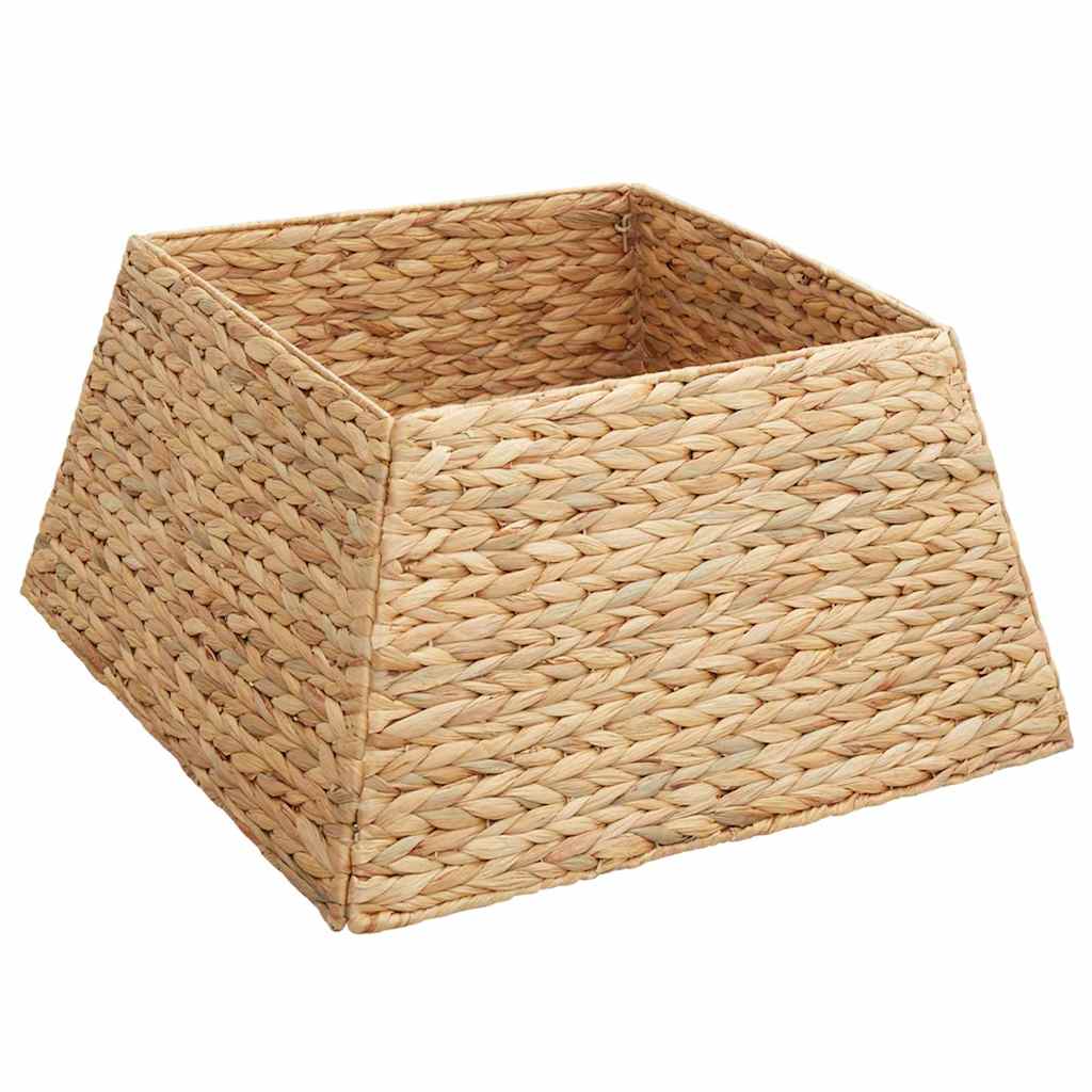 Karácsonyfakollekció Négyzet Barna 50 x 50 x 25 cm Vízi jácint 2