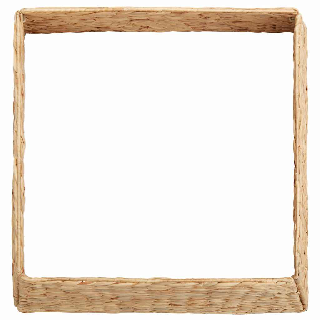 Karácsonyfakollekció Négyzet Barna 50 x 50 x 25 cm Vízi jácint 4