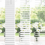 Zsaluzia Fehér 150 x 150 cm 25 mm PVC 4