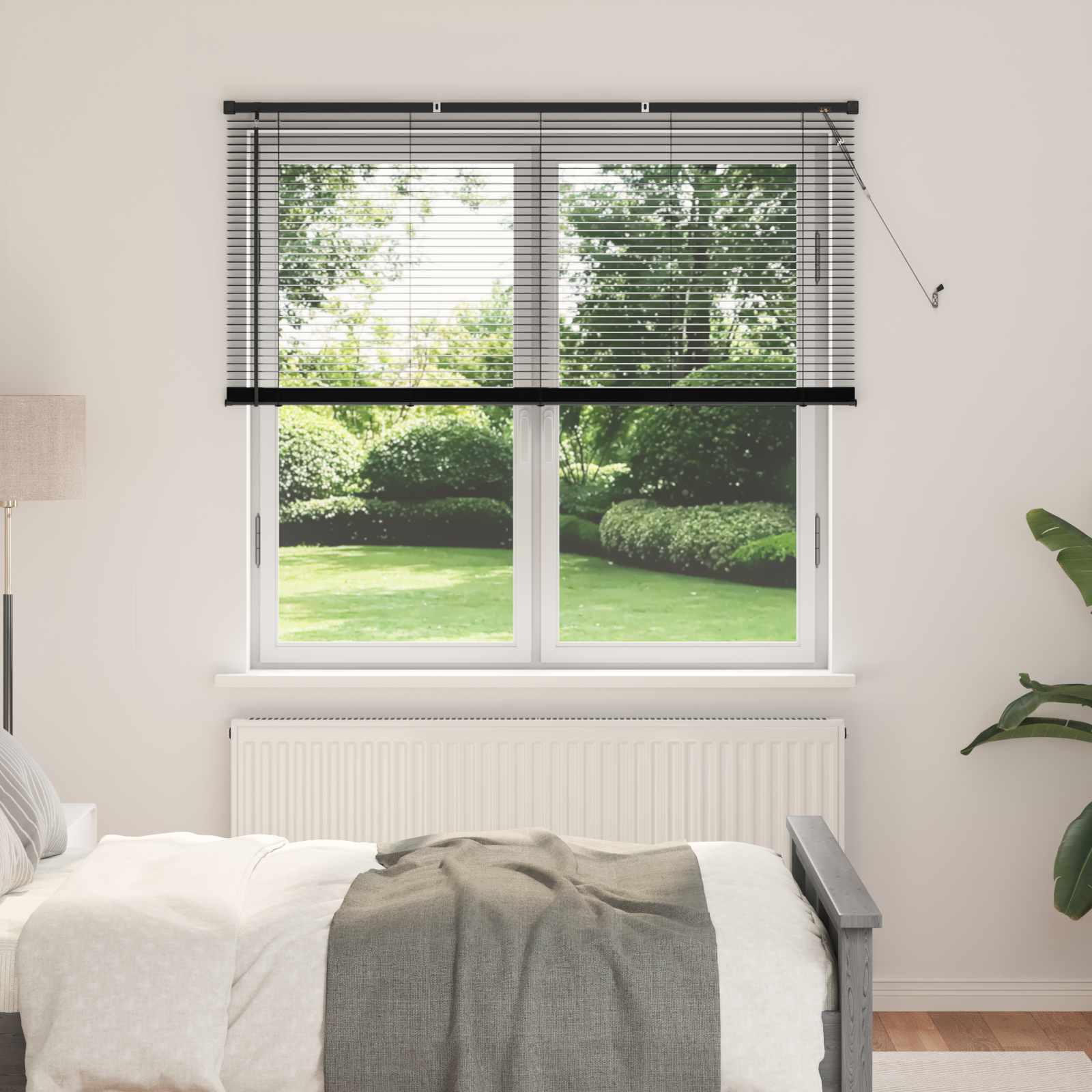 Zsaluzia Fekete 150 x 150 cm 25 mm PVC