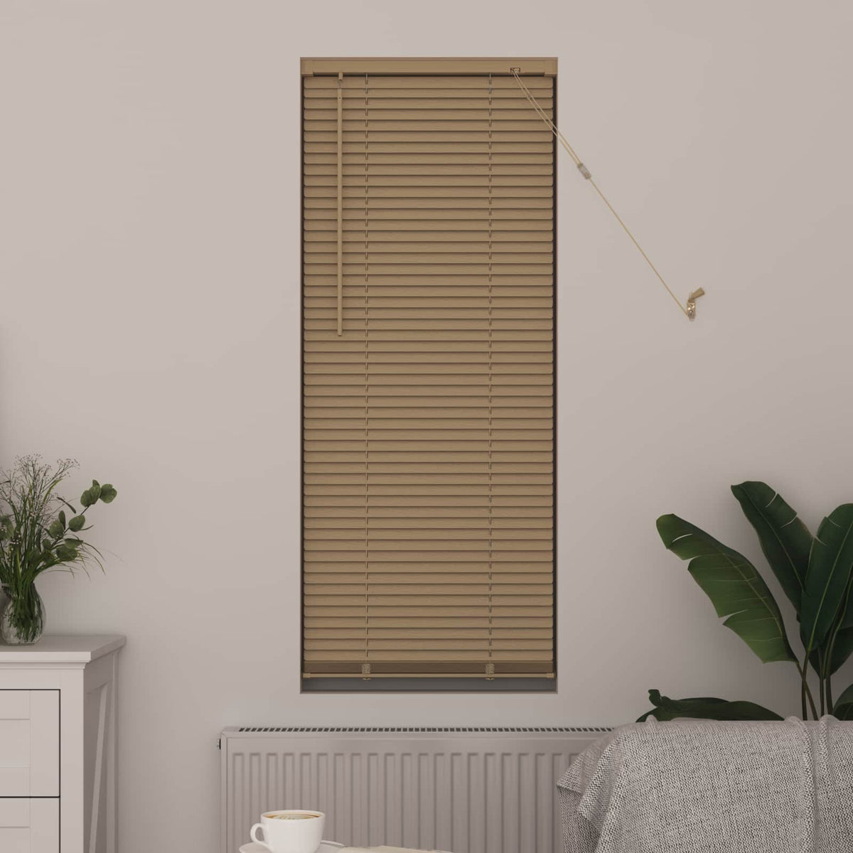 Zsaluzia Világos barna mintával 150 x 60 cm 25 mm PVC 3