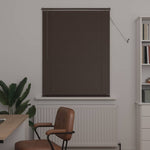 Zsaluzia Sötét barna mintával 150 x 100 cm 25 mm PVC 3