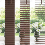 Zsaluzia Sötét barna mintával 150 x 110 cm 25 mm PVC 4