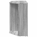 Sarok LED TV szekrény 100x40x68cm Szürke Sonoma Szerelt Fa 9