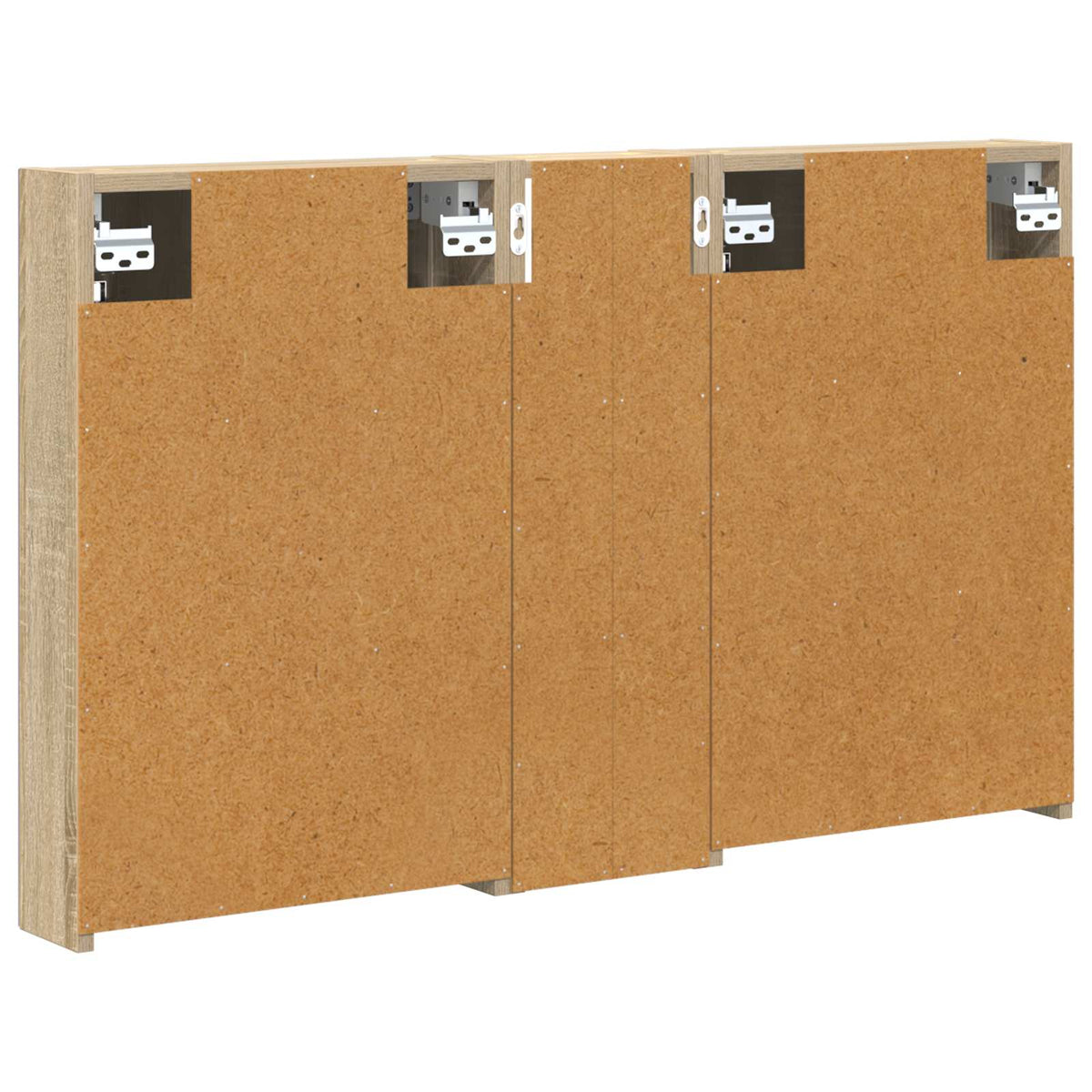 Fürdőszobai Szekrény Szett 3 db 100 x 10,5 x 60,5 cm Szerelt fa 9