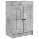 Fürdőszoba bútor szett Betonszürke 56 x 37,5 x 81 cm Szerelt Fa 4