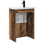 Fürdőszoba bútor szett Antik Fa 56 x 37,5 x 81 cm Szerelt Fa 7