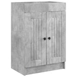 Fürdőszoba bútor szett Betonszürke 56 x 37,5 x 81 cm Szerelt Fa 4