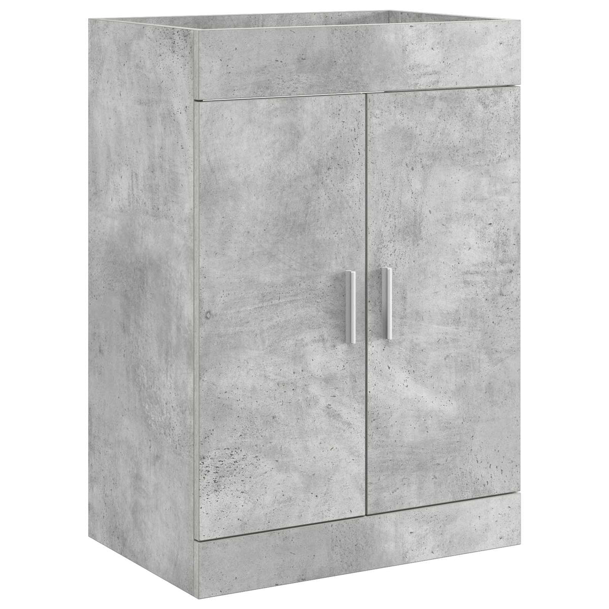 Fürdőszoba bútor szett Betonszürke 81 x 40 x 84,5 cm Szerelt Fa 4