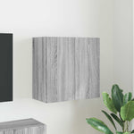 TV Fali Szekrény 59,5 x 31 x 60 cm Szürke Sonoma Szerelt Fa
