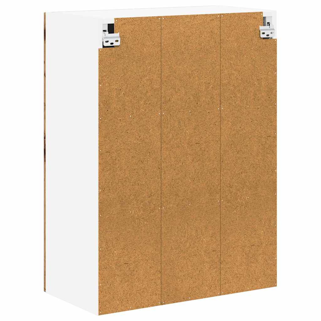 Fali üveges szekrény LUCCA Antik Fa 60 x 31 x 80 cm Szerelt Fa 8