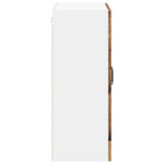 Fali üveges szekrény LUCCA Antik Fa 60 x 31 x 80 cm Szerelt Fa 7