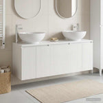 Fürdőszobai Szekrény Szett 3 db Magasfényű Fehér
