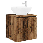 Fürdőszobai Szekrény Szett 3 db Antik Fa 161,5 x 44,5 x 80 cm 4