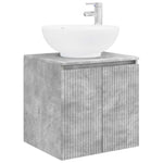 Fürdőszobai Szekrény Szett 3 db Betonszürke 49,5 x 44,5 x 65 cm 5