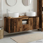 Fürdőszobai Szekrény Szett 3 db Antik Fa 49,5 x 44,5 x 66 cm