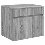 Fürdőszobai Szekrény Szett 3 db Szürke Sonoma 49 x 44,5 x 65 cm 5