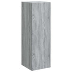 Fürdőszoba bútor szett 5 db Szürke Sonoma 33 x 34,5 x 100 cm 6