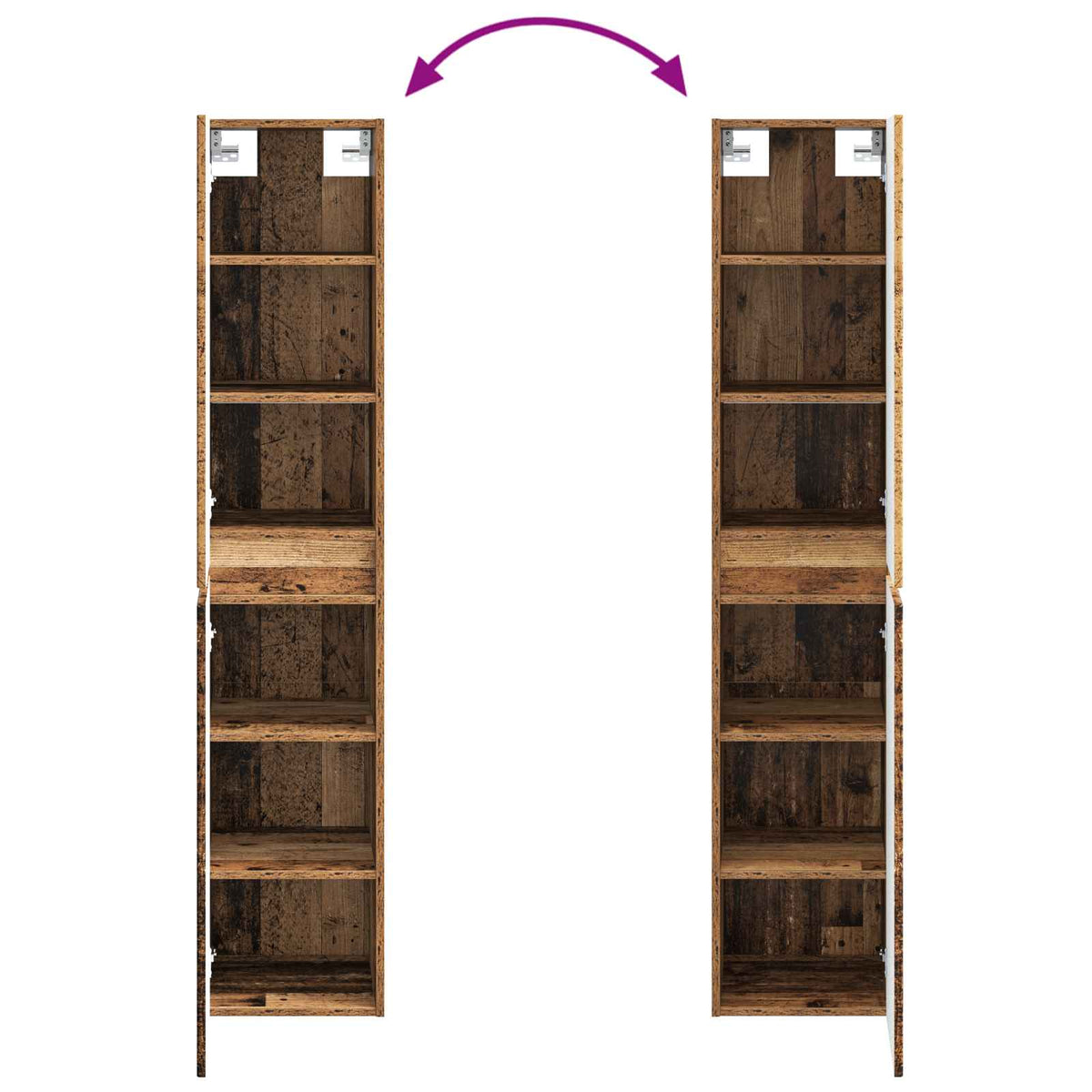 Fürdőszoba bútor szett 5 db Antik Fa 33 x 34,5 x 160 cm 11