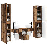 Fürdőszoba bútor szett 5 db Antik Fa 33 x 34,5 x 160 cm 3