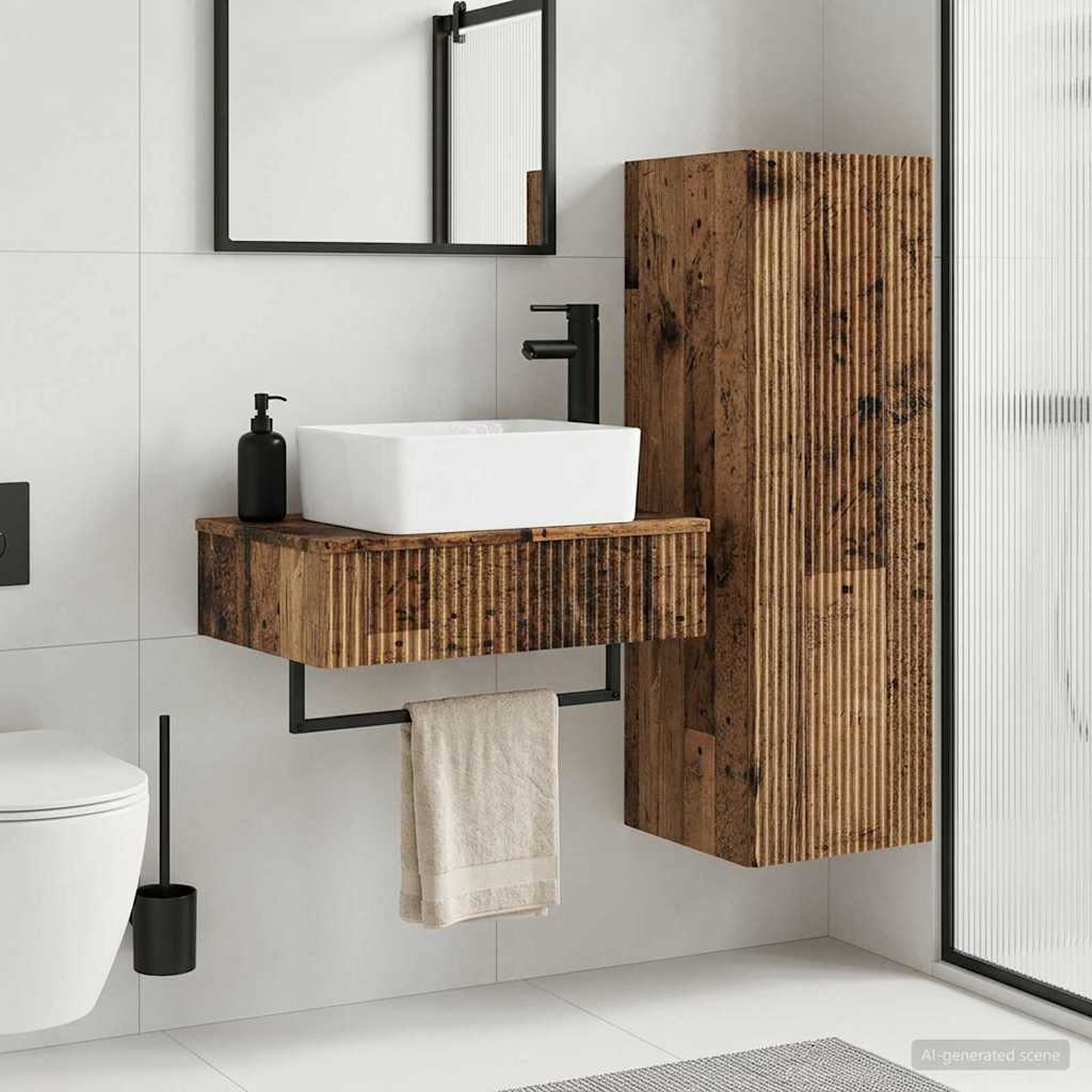 Fürdőszoba bútor szett 2 db Antik Fa 33 x 34,5 x 100 cm