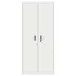 Tárolószekrény Fehér 80 x 40 x 180 cm Acél 6