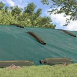 Homokzsákok 10 db Sötétzöld 100 x 25 cm HDPE 4
