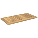 Asztallap 68,5 x 35 x 2 cm Négyszögletes Tömör Akácfa Fehér 3