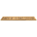 Asztallap 100,5 x 35 x 2 cm Négyszögletes Tömör Akácfa Fehér 4