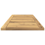 Asztallap 100,5 x 35 x 2 cm Négyszögletes Tömör Akácfa Fehér 5