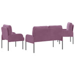 Ülőgarnitúrák 3 db Lila Furnér 7