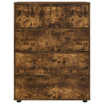 Tároló szekrények 80 x 48 x 105 cm Szerelt Fa Füstölt tölgy 8