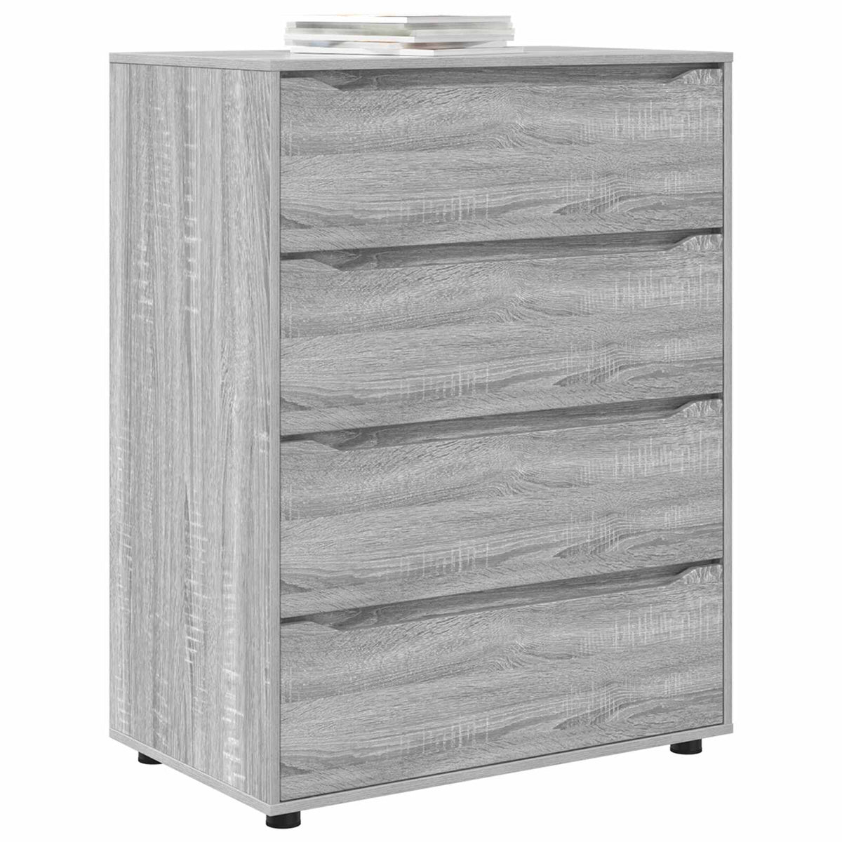 Tároló szekrények 80 x 48 x 105 cm Szerelt Fa Szürke Sonoma 3