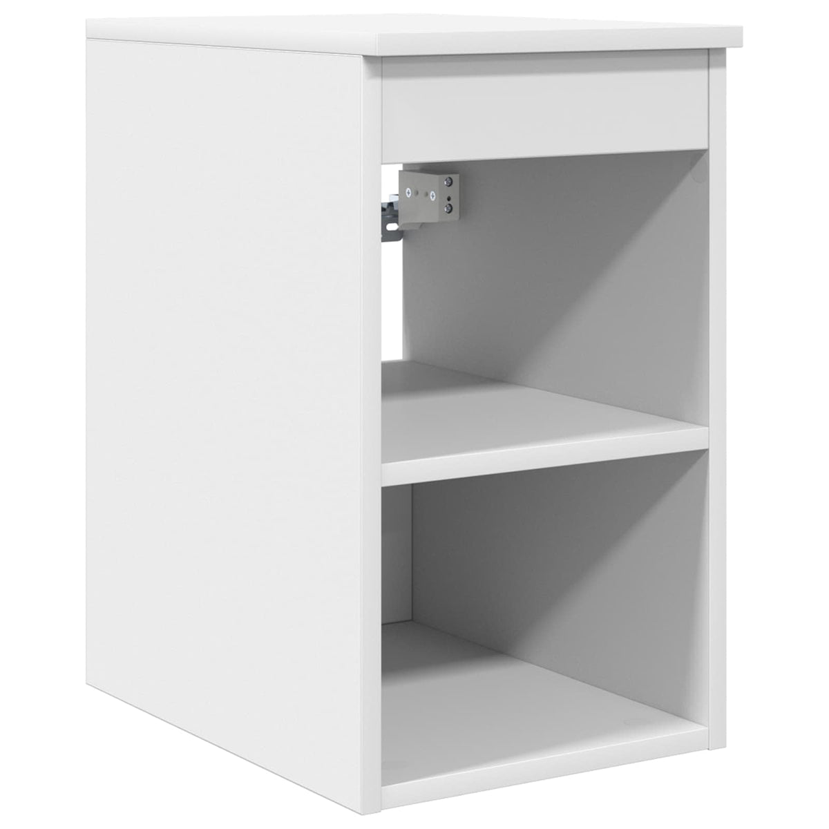 Fürdőszoba bútor szett 5 db Fehér Szerelt fa és Üveg 6