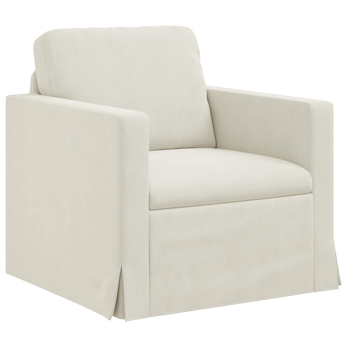 Kanapé Szett 2 db Krém Bársony 4