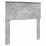 Ágykeret LED szalagokkal Beton Szürke 70 x 190 cm Szerelt Fa 7